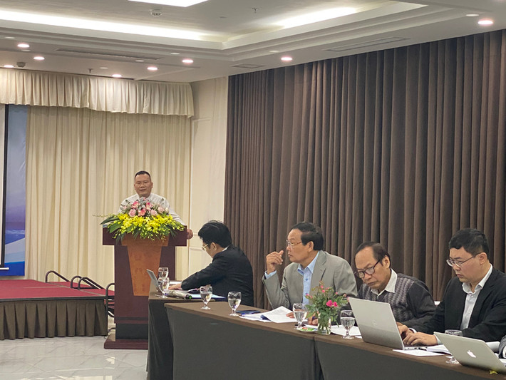 TS. Nguyễn Thanh Minh, chuyên gia nghiên cứu về biển Việt Nam phát biểu tại Diễn đàn Khoa học và Công nghệ Việt Nam với chủ đề “Khoa học và Công nghệ biển phục vụ sự nghiệp phát triển bền vững của Việt Nam”. Ảnh: vusta TS. Nguyễn Thanh Minh, chuyên gia nghiên cứu về biển Việt Nam phát biểu tại Diễn đàn Khoa học và Công nghệ Việt Nam với chủ đề “Khoa học và Công nghệ biển phục vụ sự nghiệp phát triển bền vững của Việt Nam”. Ảnh: vusta