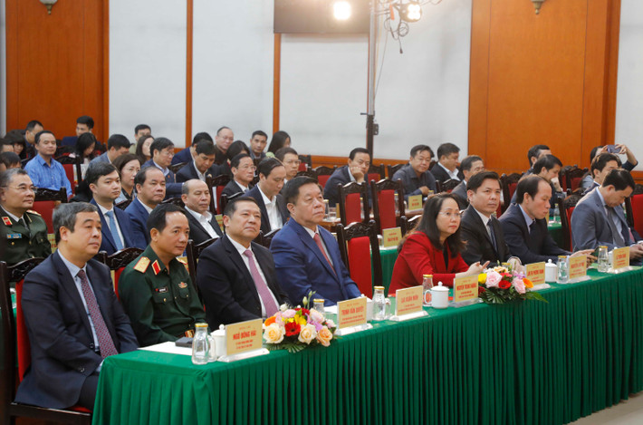 Khai trương Cổng Thông tin điện tử Đảng Cộng sản Việt Nam ảnh 1 Các đại biểu dự buổi Lễ