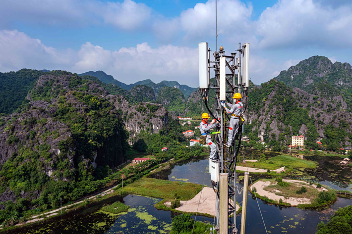 Viettel được đánh giá là nhà mạng có chất lượng dịch vụ tốt nhất Việt Nam. Ảnh: VT Viettel tăng trưởng ấn tượng, đặt mục tiêu cao năm 2024 -0