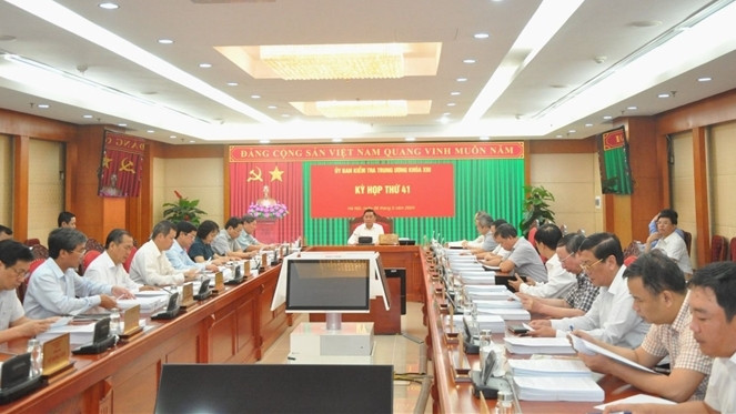 Quang cảnh Kỳ họp thứ 41 của Ủy ban Kiểm tra Trung ương. Nguồn: Ubkttw Toàn cảnh Kỳ họp thứ 41 của Uỷ ban Kiểm tra Trung ương. Nguồn: Ubkttw