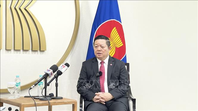 Tổng Thư ký ASEAN Kao Kim Hourn. Ảnh: Hữu Chiến Duy trì hòa bình và an ninh là thành tựu nổi bật của ASEAN -0