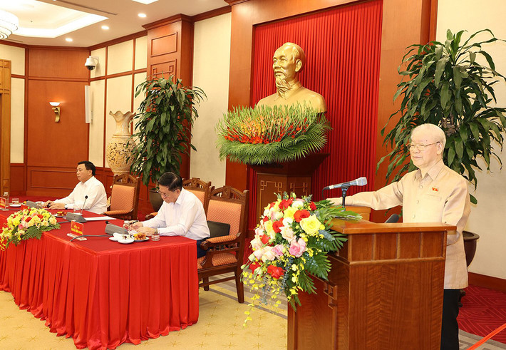 Tổng Bí thư Nguyễn Phú Trọng: Học tập và làm theo gắn với trách nhiệm nêu gương - chủ trương chiến lược, cơ bản, lâu dài để xây dựng, chỉnh đốn Đảng ta ảnh 2 Tổng Bí thư Nguyễn Phú Trọng: Học tập và làm theo gắn với trách nhiệm nêu gương - chủ trương chiến lược, cơ bản, lâu dài để xây dựng, chỉnh đốn Đảng ta -0