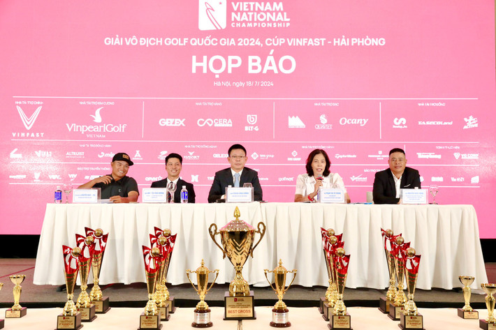Họp báo công bố Giải Vô địch Golf Quốc gia 2024, Cúp VinFast - Hải Phòng Giải Vô địch Golf Quốc gia 2024, Cúp VinFast - Hải Phòng: Bệ phóng cho tài năng golf Việt bay cao -0