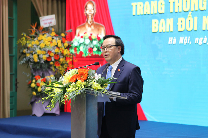 Trưởng Ban Đối ngoại Trung ương Hoàng Bình Quân phát biểu tại buổi lễ Trưởng Ban Đối ngoại Trung ương Hoàng Bình Quân phát biểu tại buổi lễ