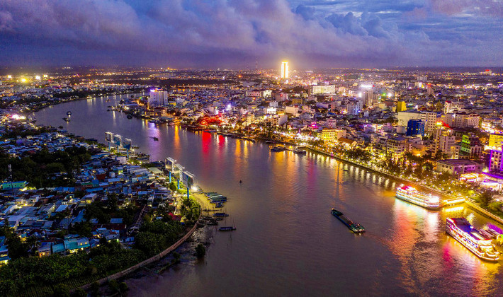 Một góc thành phố Cần Thơ. Ảnh: ITN Kế hoạch thực hiện Quy hoạch thành phố Cần Thơ thời kỳ 2021-2030 -0