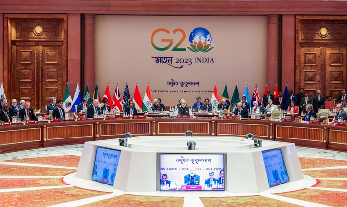 G20 ra tuyên bố chung. Ảnh: AFP G20 trở thành G21: Chiến thắng cho tất cả -0