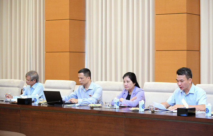 Các đại biểu tham dự phiên họp Phó Chủ tịch Quốc hội Nguyễn Khắc Định chủ trì Phiên họp Hội đồng khoa học của Ủy ban Thường vụ Quốc hội