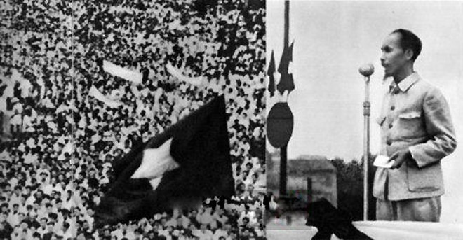 Ngày 2.9.1945, tại Quảng trường Ba Đình, Chủ tịch Hồ Chí Minh đọc Tuyên ngôn độc lập khai sinh nước Việt Nam Dân chủ Cộng hòa Ngày 2.9.1945, tại Quảng trường Ba Đình, Chủ tịch Hồ Chí Minh đọc Tuyên ngôn độc lập khai sinh nước Việt Nam Dân chủ Cộng hòa