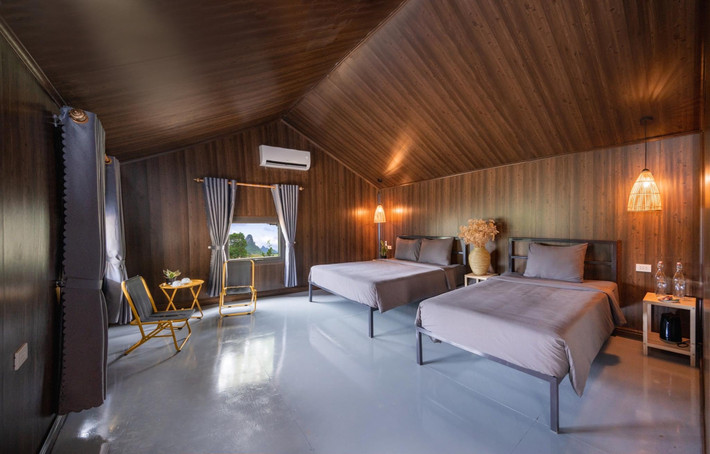 Homestay thích ứng với thời tiết ảnh 3 Homestay được thiết kế với không gian rộng rãi và tiện nghi - Ảnh: Oxalis