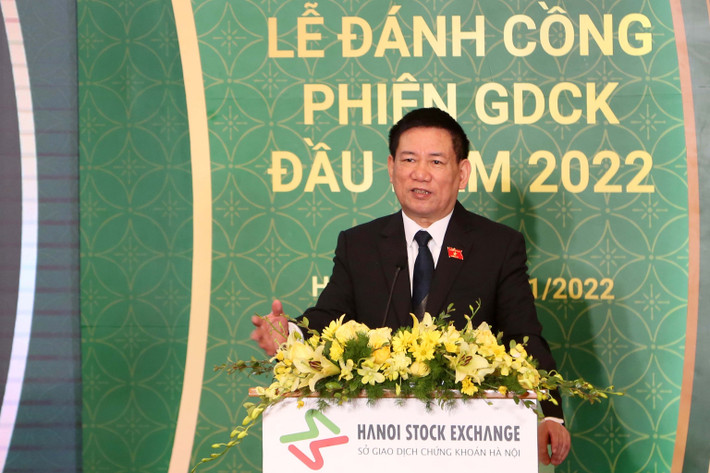 Bộ trưởng Hồ Đức Phớc phát biểu tại Lễ đánh cồng Bộ trưởng Hồ Đức Phớc phát biểu tại Lễ đánh cồng