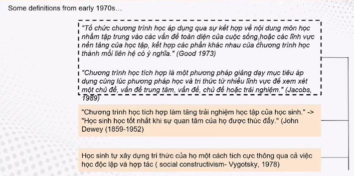 Thế giới triển khai các mô hình dạy học tích hợp thế nào? -0