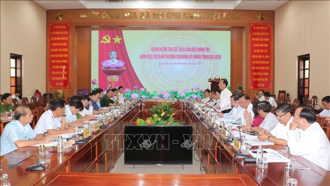 Quang cảnh buổi làm việc. Ảnh: Tuấn Kiệt/TTXVN Quang cảnh buổi làm việc. Ảnh: Tuấn Kiệt/TTXVN