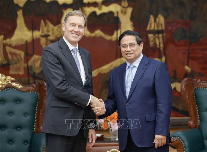 Thủ tướng Phạm Minh Chính tiếp ông Wouter van Wersch, Phó Chủ tịch điều hành toàn cầu Tập đoàn Airbus. Ảnh: Dương Giang/TTXVN Thủ tướng Phạm Minh Chính tiếp ông Wouter van Wersch, Phó Chủ tịch điều hành toàn cầu Tập đoàn Airbus. Ảnh: Dương Giang/TTXVN