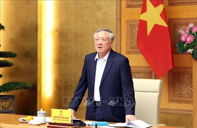 Phó Thủ tướng Thường trực Nguyễn Hòa Bình. Ảnh tư liệu: Phạm Kiên/TTXVN Phó Thủ tướng Thường trực Nguyễn Hòa Bình. Ảnh tư liệu: Phạm Kiên/TTXVN