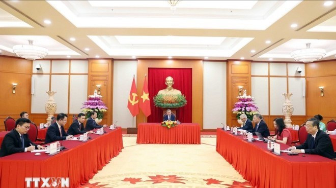 Tổng Bí thư Tô Lâm điện đàm với Chủ tịch Hội đồng châu Âu António Costa. Ảnh: Thống Nhất/TTXVN tong-bi-thu-to-lam-dien-dam-voi-chu-tich-hoi-dong-chau-au-8007007-1-2722.jpg