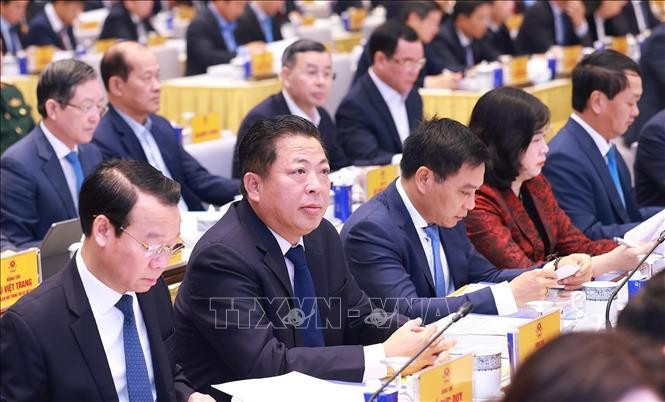 Đại biểu đại diện các bộ, ngành tham dự Hội nghị. Ảnh: Dương Giang/TTXVN Đại biểu đại diện các bộ, ngành tham dự Hội nghị. Ảnh: Dương Giang/TTXVN