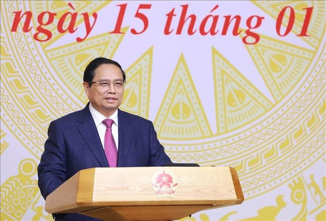 Thủ tướng Phạm Minh Chính chủ trì phiên họp. Ảnh: Dương Giang/TTXVN Thủ tướng Phạm Minh Chính chủ trì phiên họp. Ảnh: Dương Giang/TTXVN