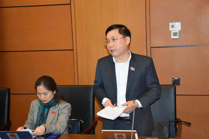 ĐBQH Lê Hoàng Anh (Gia Lai) phát biểu ý kiến. Ảnh: Bách Hợp z6310351873678-a6863fce5910343509f8dc5f1701e780.jpg