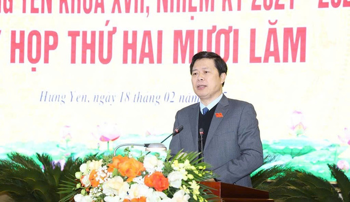Phó Bí thư Thường trực Tỉnh ủy, Chủ tịch HĐND tỉnh Trần Quốc Toản phát biểu tại kỳ họp Phó Bí thư Thường trực Tỉnh ủy, Chủ tịch HĐND tỉnh Trần Quốc Toản phát biểu tại kỳ họp