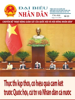 Ấn phẩm số 23 Giám sát của Quốc hội và Hội đồng nhân dân phát hành ngày 15/12/2024