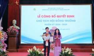 PGS.TS Chu Văn Tuấn làm Chủ tịch Hội đồng trường Đại học Sư phạm Kỹ thuật Hưng Yên