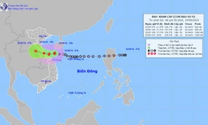 Bão số 4 "áp sát" ven biển các tỉnh miền Trung, cảnh báo người dân không chủ quan