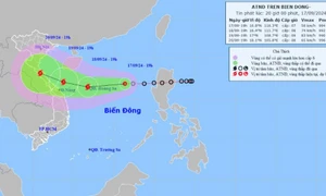 Áp thấp nhiệt đới thành bão số 4 khả năng “đổ bộ” khu vực từ Thanh Hóa đến Quảng Ngãi