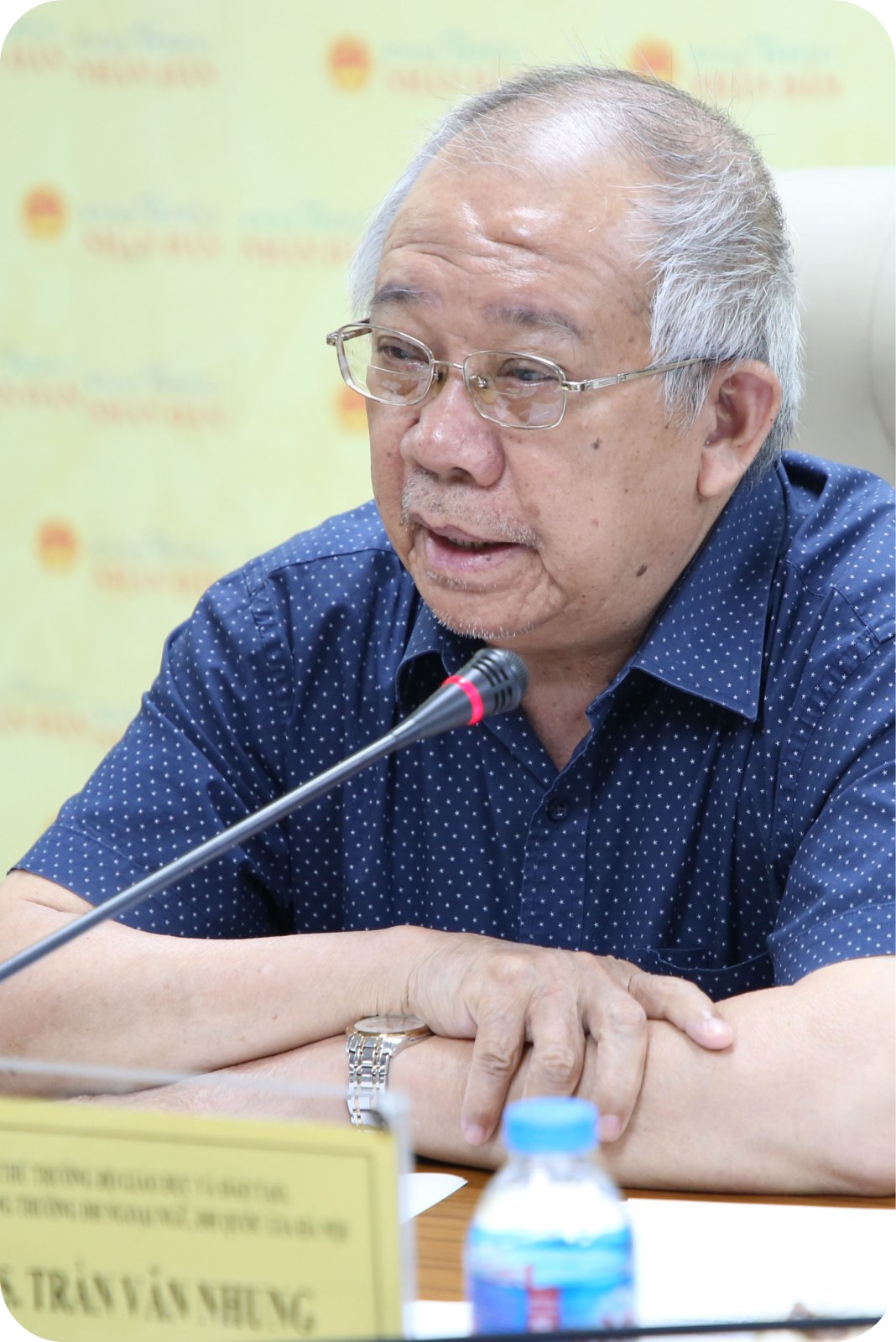 GS.TSKH Trần Văn Nhung, nguyên Thứ trưởng Bộ GD-ĐT (Ảnh: Duy Thông) A3-06.png
