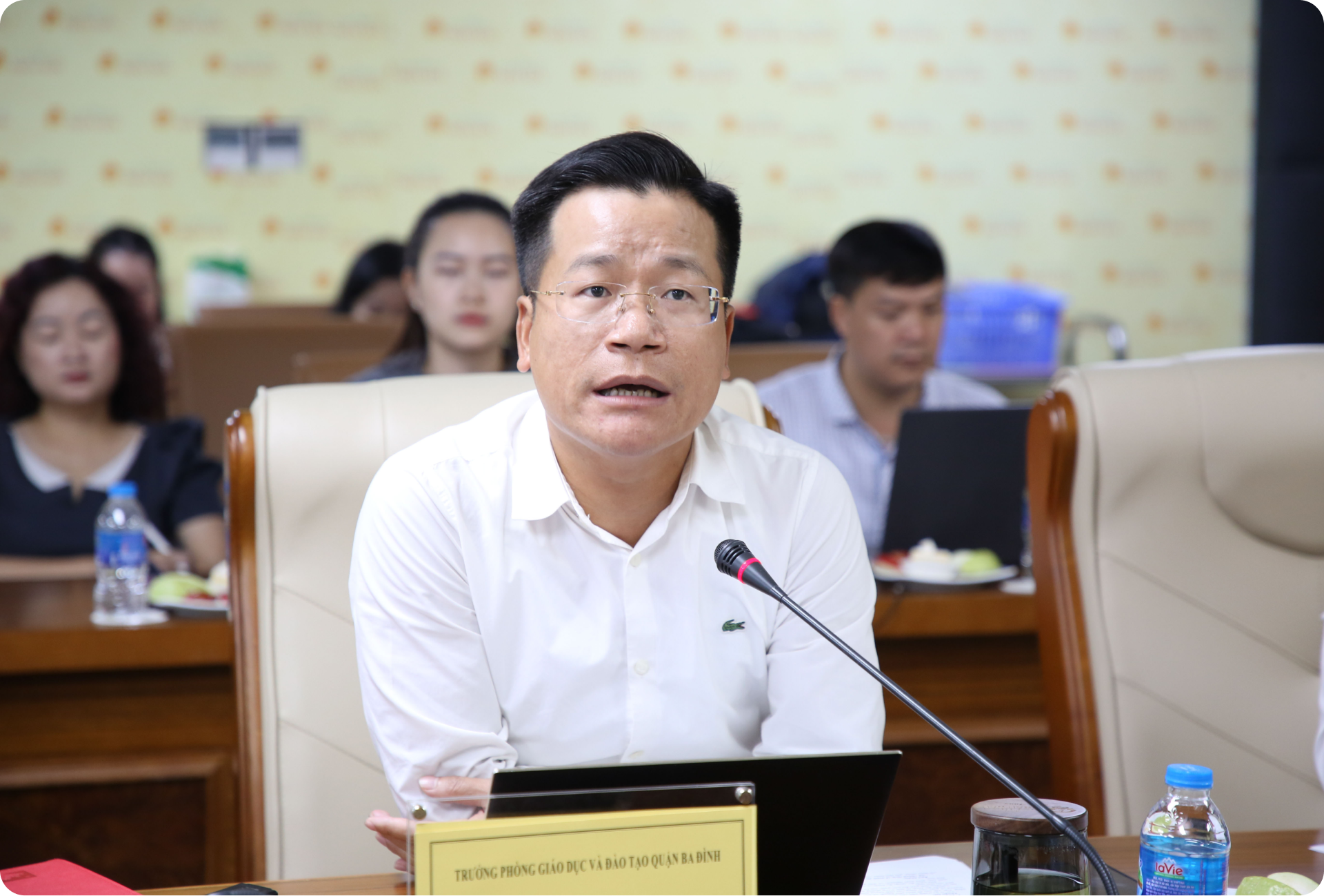 Tiến sĩ Lê Đức Thuận, Trưởng phòng GD-ĐT quận Ba Đình, Hà Nội (Ảnh: Duy Thông) A3-14.png