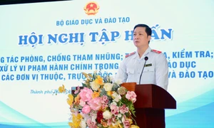 Tăng cường nghiệp vụ công tác phòng chống tham nhũng, thanh kiểm tra trong lĩnh vực giáo dục