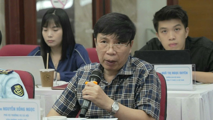Ông Nguyễn Hồng Ngọc, Phó Vụ trưởng Vụ xã hội, Văn phòng Quốc hội phát biểu tại toạ đàm. Ảnh: T.P ong-ngoc-6810.jpg