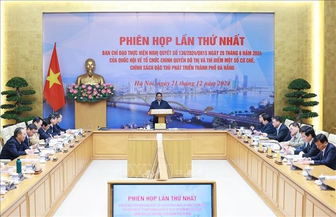 Thủ tướng Phạm Minh Chính kết luận Phiên họp. Ảnh: Dương Giang/TTXVN Thủ tướng Phạm Minh Chính kết luận Phiên họp. Ảnh: Dương Giang/TTXVN