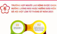 6 trường hợp người lao động được lựa chọn hưởng bảo hiểm xã hội một lần hoặc lương hưu từ tháng 7.2025