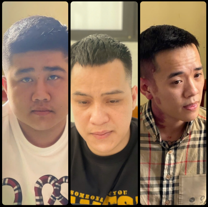 Các đối tượng gây rối trật tự công cộng tại Quảng Bình. Ảnh: CAQB anh.png