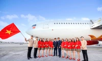 Khám phá những hình ảnh phi hành đoàn Vietjet trên chuyến bay đặc biệt tới Hoa Kỳ